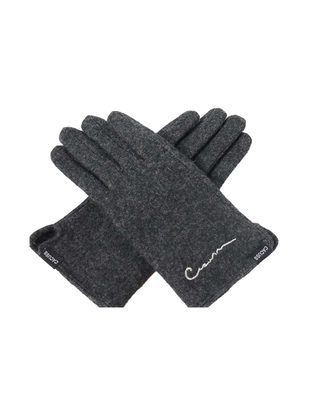 Women's Fleece-Lined Knit Gloves-g131
